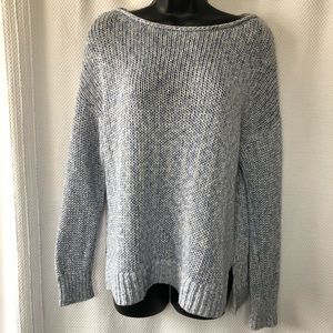 Vince Marled blue cotton sweater S